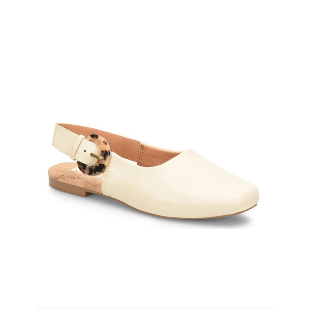 Women's Shoes Flats Korks Blush Sling Back Flats Size 10